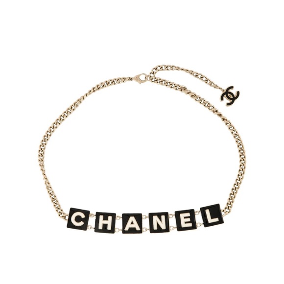 Chanel 2022 Interlocking CC Logo Chain-Link Belt - Picture 1 of 7
